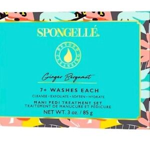 Spongelle Ginger Bergamot Mani Pedi Treatment Set